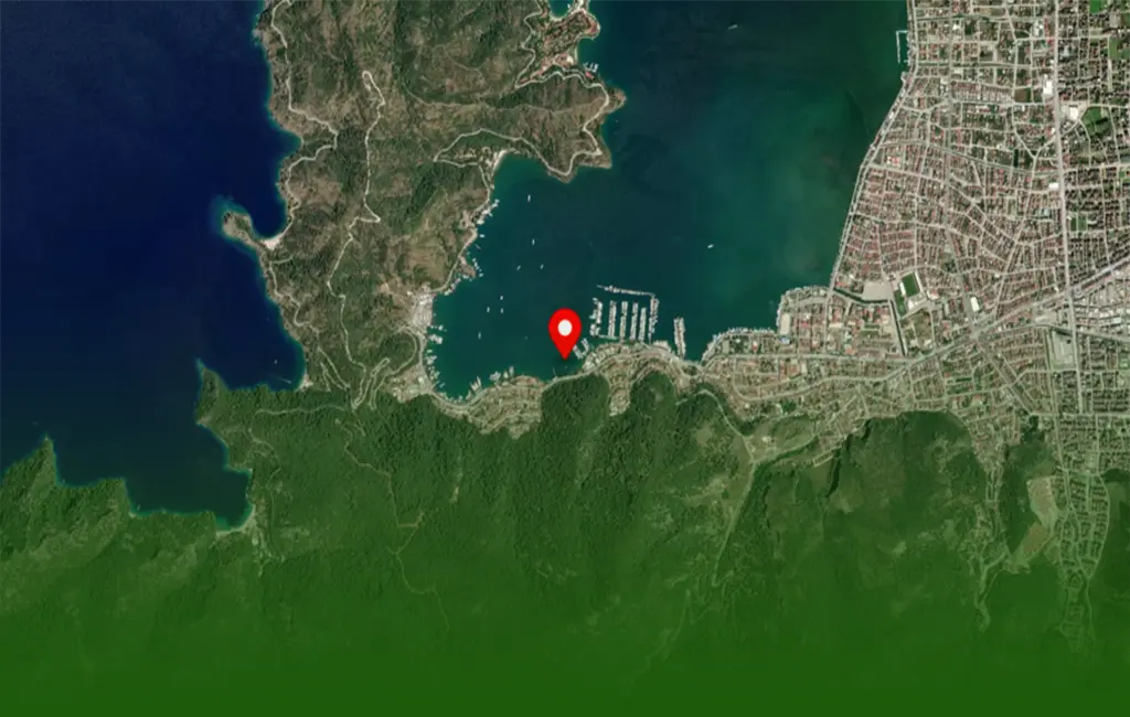 FETHIYE ON MAP