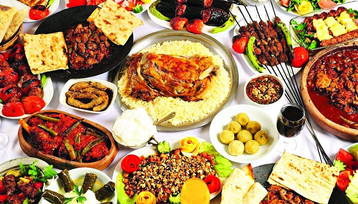 تصویری از غذاهای ترکیه ای در کوش آداسی